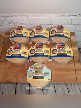 RMS Crazy Fun Mystery Dumpling Gold Glitter Edition Squishy Bun Bundle